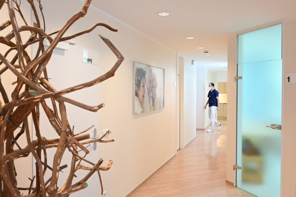 Eingangsbereich Zahnarztpraxis Norderstedt